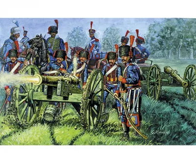 Produktbild von Modellbausatz 1:72 Französische Garde-Artillerie, Napoleon Epoche