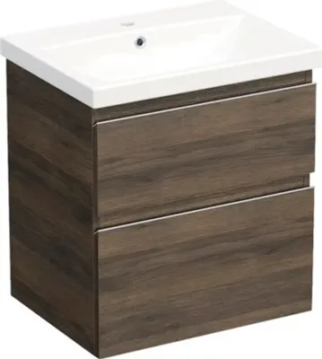 Obrázek produktu pro Koupelnová skříňka s umyvadlem Jungborn TRENTA 60 cm dub tabák gladstone