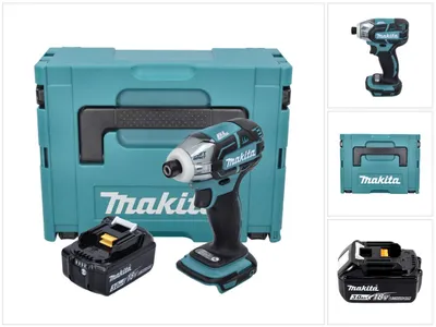 Zdjęcie produktu dla Makita DTS 141 F1J akumulatorowa wkrętarka impulsowa 18 V 40 Nm 1/4" bezszczotkowa + 1x akumulator 3,0 Ah + Makpac - bez ładowarki