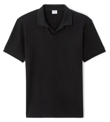 Produktbild von Celio Leuvo Poloshirt für Herren, aus 100% Baumwolle, Farbe Schwarz, Größe XL
