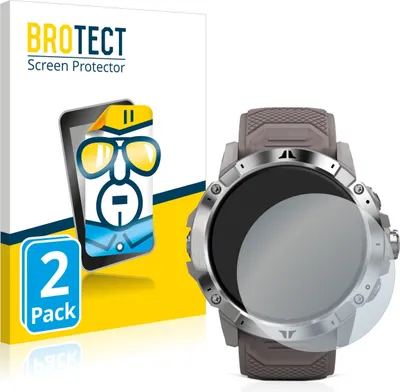 Produktbild von 2x Für Coros Vertix 2 Schutzfolie BROTECT Displayschutz Display Schutz Folie Klar Transparent