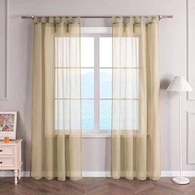 Immagine prodotto di Tende trasparenti color sabbia 140x225 cm