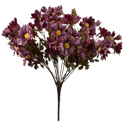 Productafbeelding van Kunstbloem, kunststof, Viridis, Margaret, 45 cm, kleurrijk, 1 stuk