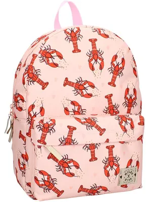 Productafbeelding van Milky Kiss Roze Rugzak Lobsters, 39 x 29 x 12 cm