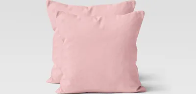 Produktbild von Mikrofaser UNI Kissenhüllen Kopfkissenbezug Kissenbezug Bezug Kissenhülle Mit Reißverschluss 40x40 cm rosé