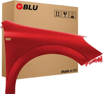 Immagine prodotto di BLU Parafango compatibile con Opel Astra H 3 III Z547 Destra Rot MagmaRot | 2004-2014 | Anteriore | Verniciato | Pronto per il montaggio | Acciaio