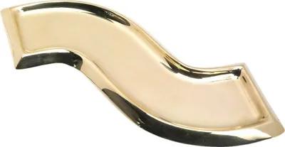 Produktbild von Kerzenteller Welle Messing Gold Glanz Poliert Untersetzer Hochzeitskerzenhalter