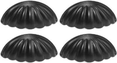 Produktbild von Set mit 4 antiken Vintage-Schrankgriffen für Schubladen, Kommoden, Küchenschranktüren und Kleiderschränke