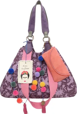 Produktbild von Fritzi aus Preußen Izzy Limited Denim Shopper Nature Folk dunkelviolett