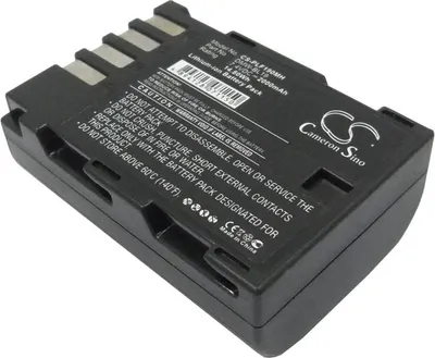 Produktbild von Akku für Panasonic Lumix DMC-GH3, Lumix DMC-GH3AGK, Lumix DMC-GH3HGK und andere, 2000 mAh, Li-Ion
