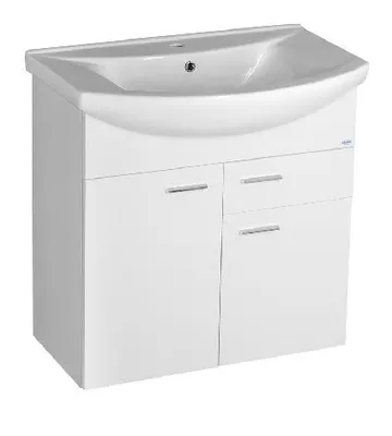 Zdjęcie produktu dla Aqualine Zoja - Szafka pod umywalkę 715x740x343 mm, biała 51075A