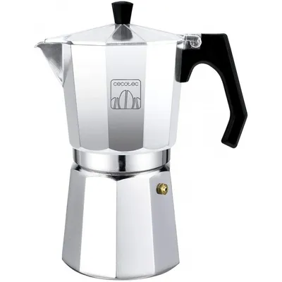 Immagine prodotto di Cecotec Mokclassic 900 Shiny, caffettiera Moka, capacità 0,45 l, colore argento, realizzata in alluminio, per 9 tazze, acciaio inossidabile
