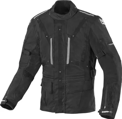 Produktbild von Berik Spencer wasserdichte Motorrad Texiljacke, schwarz, 54