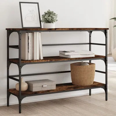 Produktbild von Konsolentisch Flurtisch Räuchereiche 100x32x75 cm Holzwerkstoff 839050