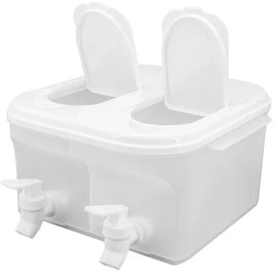 Produktbild von 5L-Plastik-Kühlschrank-Wasserdispenser-Luftdicht-Melkdispenser-mit-Spülarm-große-Kapazität-Kühlschrank-Wasserdispenser-mit-Spülarm- für-Tea-und-Saft-Zubereitung