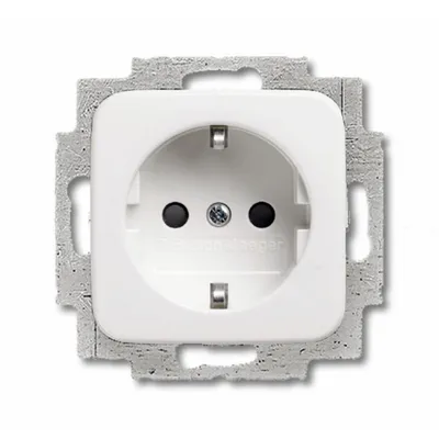Zdjęcie produktu dla Busch-Jaeger 2CKA002011A1888, Typu F, 2P+E, Biały, IP20, 250 V, 16 A