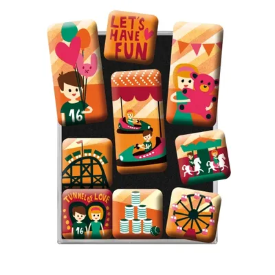 Image de Nostalgic-Art - Ensemble de 9 aimants - Amusons-nous