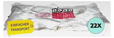 Produktbild von 22 Stück Platten-BigBag beschichtet 120 x 70 x 60 cm für die Entsorgung von Asbestplatten nach TRGS 519
