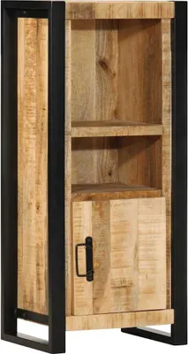 Obrázek produktu pro Koupelnová skříňka 40x30x90 cm masivní hrubé mangovníkové dřevo