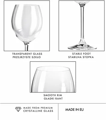 Produktbild von Krosno 6ER-SET WEINGLÄSER KROSNO VENEZIA SET WEISSWEINGLÄSER