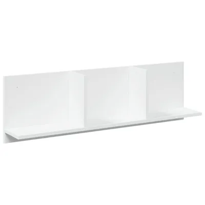 Image de vidaXL Armoire murale 100x16,5x30 cm Blanc Bois composite