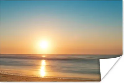 Produktbild von MuchoWow® Poster Meer - Farben - Sonne 60x40 cm - Schlafzimmerdekoration