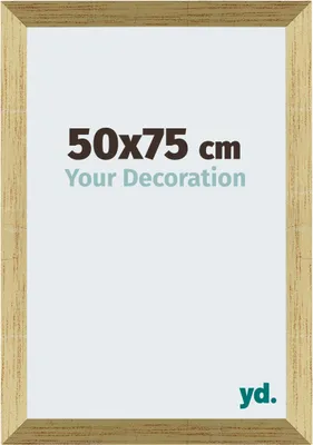 Image de Cadre puzzle 50x75 cm - Or brillant - MDF - Mura