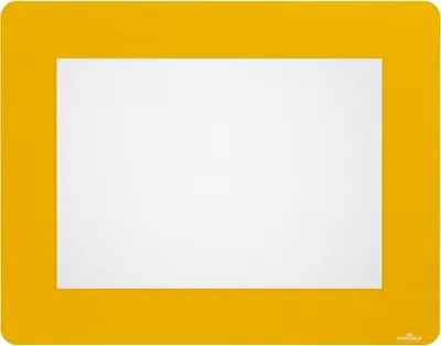Produktbild von Bodenmarkierungsfenster A4 ablösbar signalgelb VE=5x10 Stück