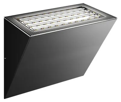 Image de Applique Murale Led Mini Comet 40 X 90 Mm, Noir Mat, 10/20 W, Variateur Triac, 2700 K/3200 K/4000 K, Ip65 - Beneito & Faure