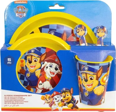Immagine prodotto di Set di stoviglie per bambini Paw Patrol 5 pezzi per bambini