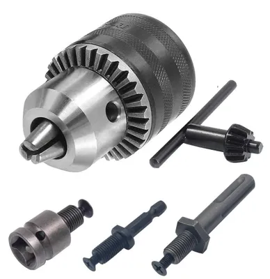 Immagine prodotto di Adattatore per mandrino - Cambio rapido - Convertitore per mandrino - 1/2-20UNF - Adatto per trapano - 1,5-13 mm