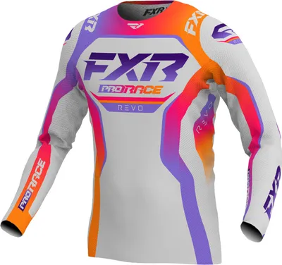 Obrázek produktu pro Motokrosový dres FXR Revo 2025, oranžový/fialový, XL