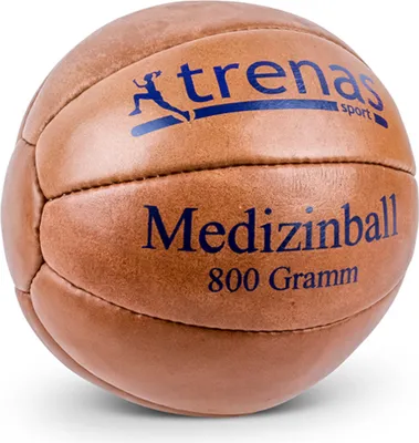 Produktbild von TRENAS Medizinball aus Leder | 800 g