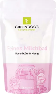 Produktbild von GREENDOOR Milchbad Rosenblüte Honig