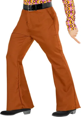 Immagine prodotto di pantaloni da uomo anni '70 marrone Taglia: S-M