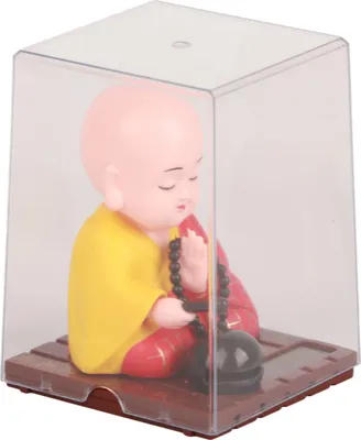 Produktbild von Buddhistische Mönch Puppe,Mönch Figur,Buddhistische Figur,Kleine Mönch Figur,Solarbetriebene Mönch Puppe,Buddha Statue