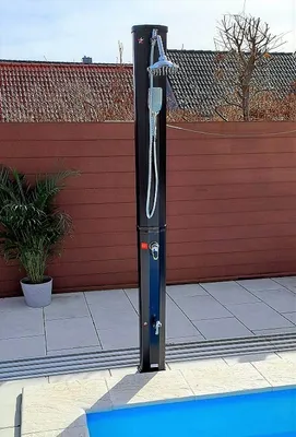 Produktbild von 40L Solardusche CARIBIC LUXURY Pooldusche Außendusche Gartendusche Solar Dusche