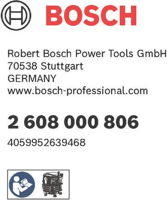 Immagine prodotto di BOSCH Tubo per aspirapolvere GAS18V-12MC 2608000806