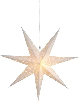 Produktbild von Best Season Papierstern "Dot" ca. 70 cm Ø, incl. Kabel, Farbe weiss, 231-22
