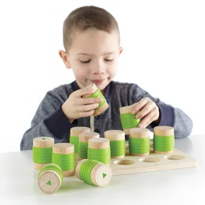 Produktbild von Guidecraft Lernspielzeug Gewichtszylinder multicolor Karton