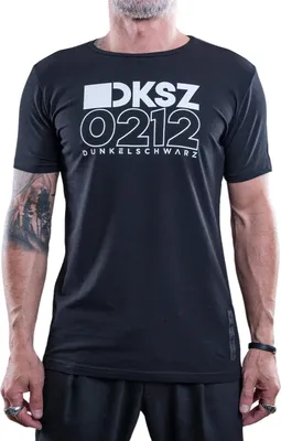 Produktbild von Dunkelschwarz T-Shirt DS-1 QUADRO black - S