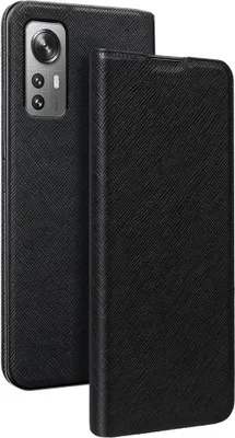 Produktbild von BigBen, Etui für Xiaomi 12 Pro 5G mit Kartenfach und Standfunktion, Schwarz