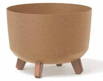 Immagine prodotto di Credito Gracia Eco Vaso da fiori con gambe in legno DGRL400W-4665W