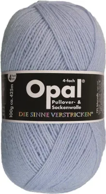 Produktbild von Opal Sockengarn - Uni 2020 - 4fach Farbe: 9932 Himmelblau