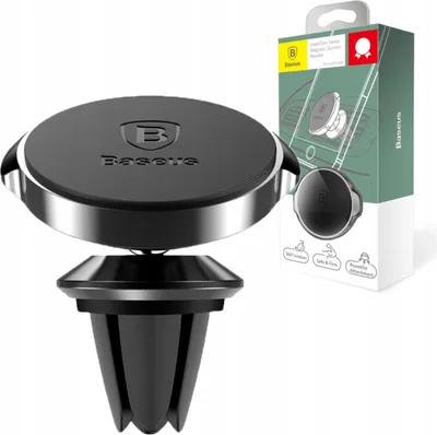 Image de BASEUS Support magnétique pour voiture adapté à la calandre SUER-A01 noir