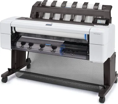 Produktbild von HP DesignJet T1600dr - 914 mm (36") Großformatdrucker - Farbe - Tintenstrahl - Rolle (91,4 cm x 91,4 m), 914 x 1219 mm - 2400 x 1200 dpi - bis zu 3 Seiten/Min. (einfarbig)/ bis zu 3 Seiten/Min. (Farbe) - Kapazität: 2 Rollen - Gigabit LAN - Cutter