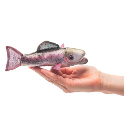 Produktbild von Folkmanis 2788 Fingerpuppe Regenbogenforelle