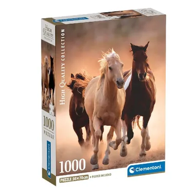 Obrázok produktu pre Puzzle 1000 dielikov CB Vysokokvalitná kolekcia Bežiace kone