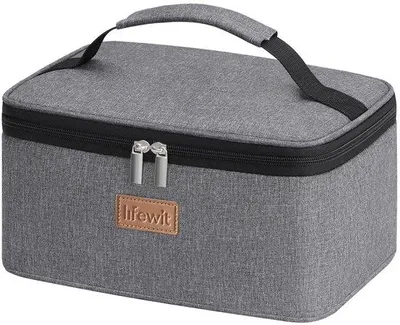 Obrázek produktu pro Termoobědová krabička 6 l, šedá, na piknik a do práce