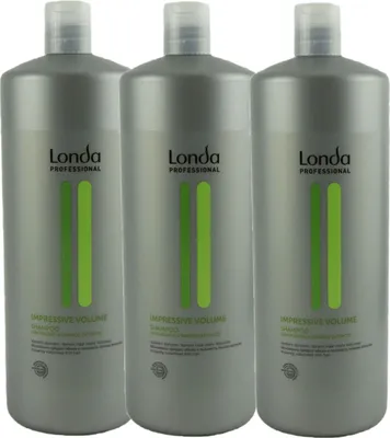 Produktbild von Londa Impressive Volume Shampoo 3 x 1000 ml Set